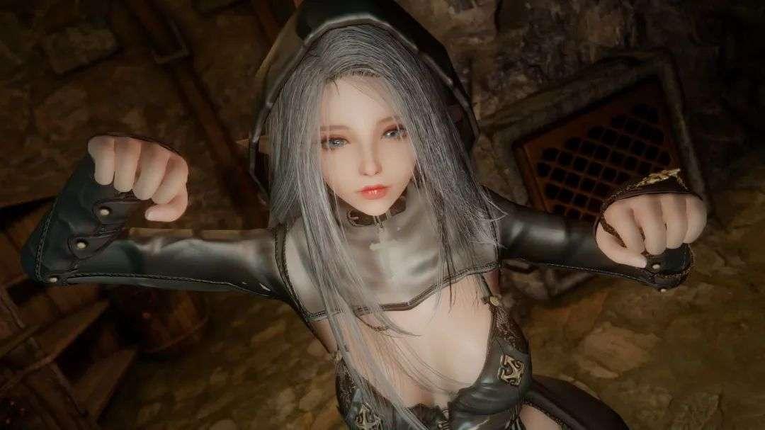《上古卷轴5重置版》团娜娜魔改！136GB大小！二次元魔改画风！全NPC美化&大量捏人头模&全套实验室